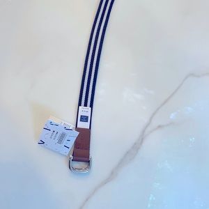 Janie and Jack belt.  Blue and white. Size 2t to 3